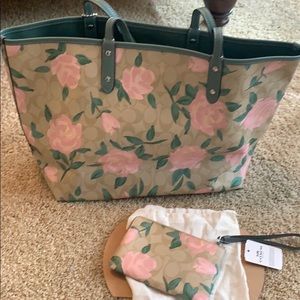 Coach purse and pouch